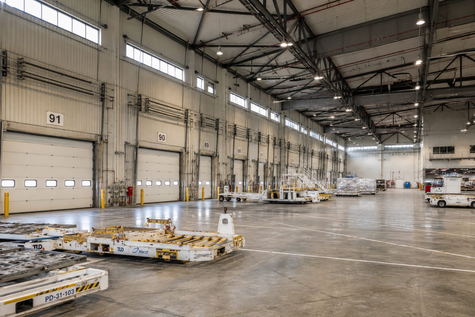 Cargo terminal interior
