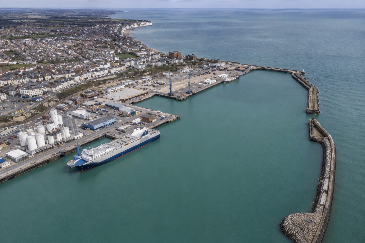 Port of Ramsgate from altitude